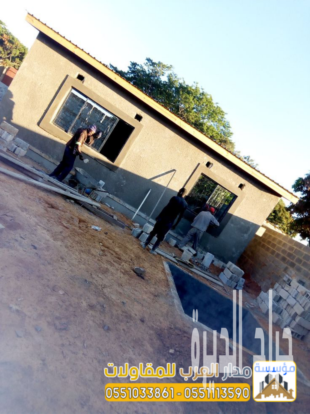 مقاول بناء مجالس وملاحق خارجية مودرن