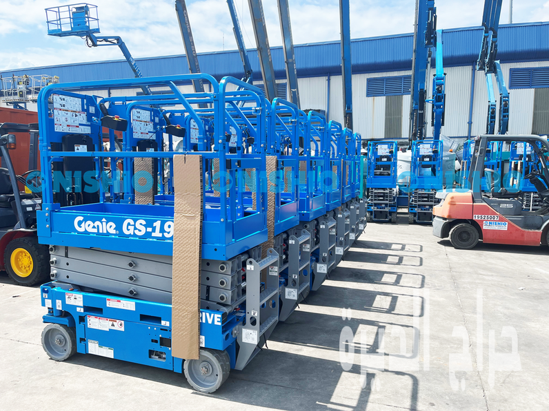 سيزر لفت للإيجار بالدمام Scissor Lift Rental