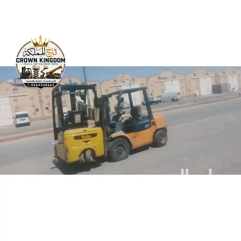 ايجار فوركلفت بالرياض ✦ رافعة شوكية 5 طن 7 طن