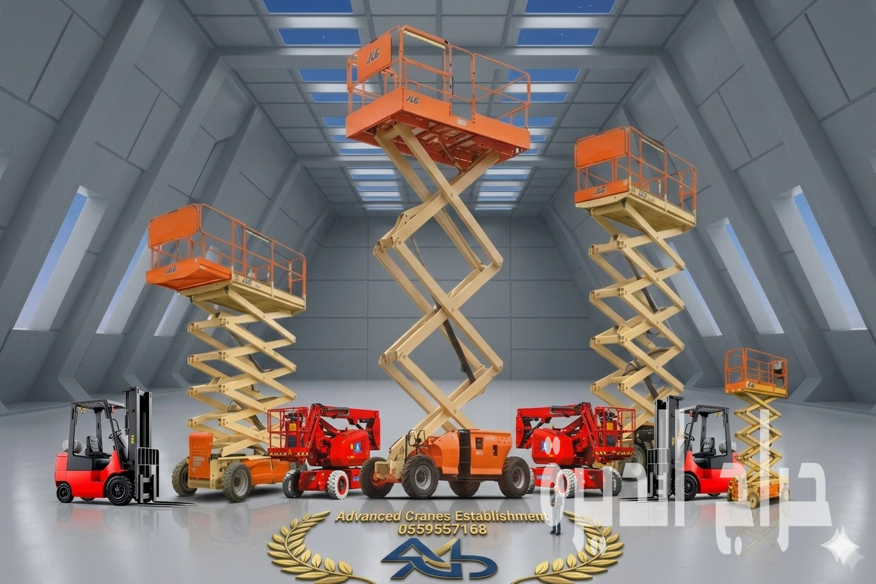 🏗️ سيزرلفت للايجار بالدمام | ارتفاعات (8م -