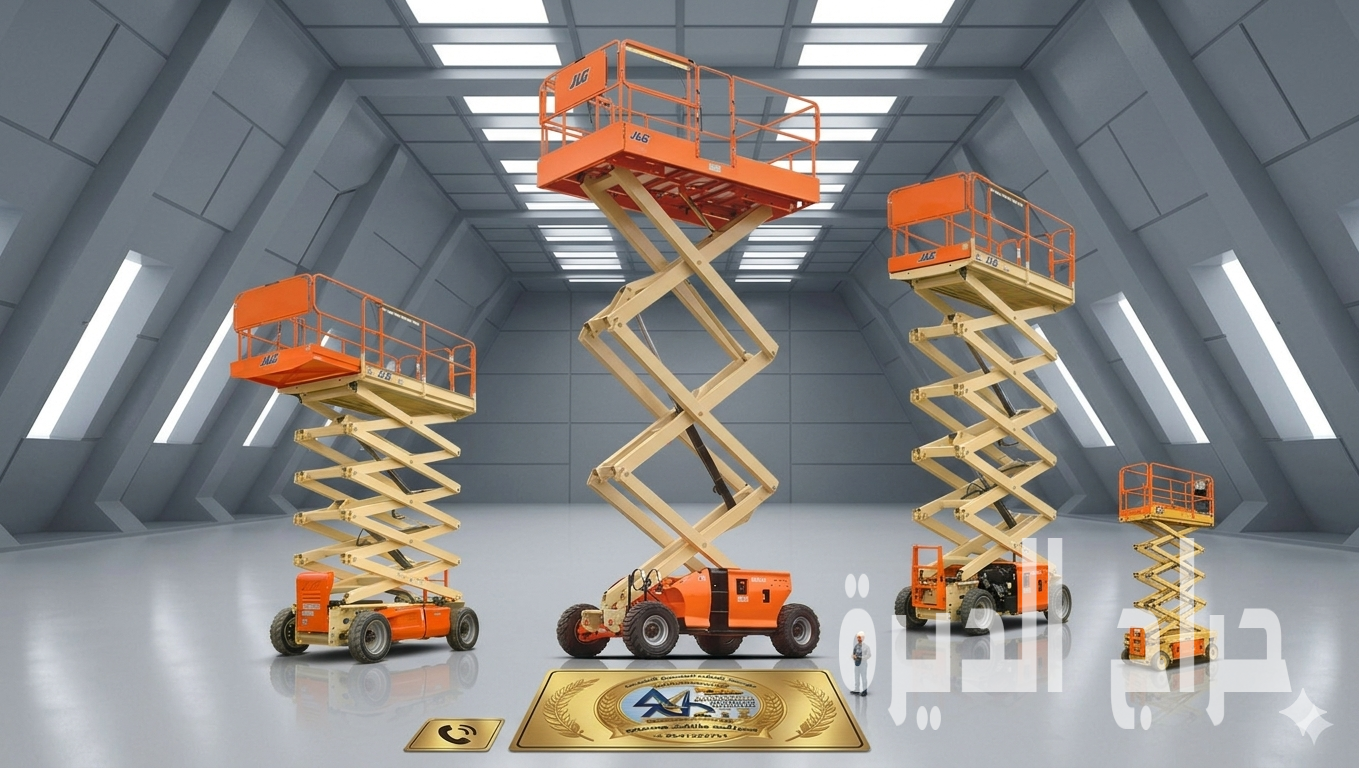 🏗️ سيزرلفت للايجار بالدمام | ارتفاعات (8م -