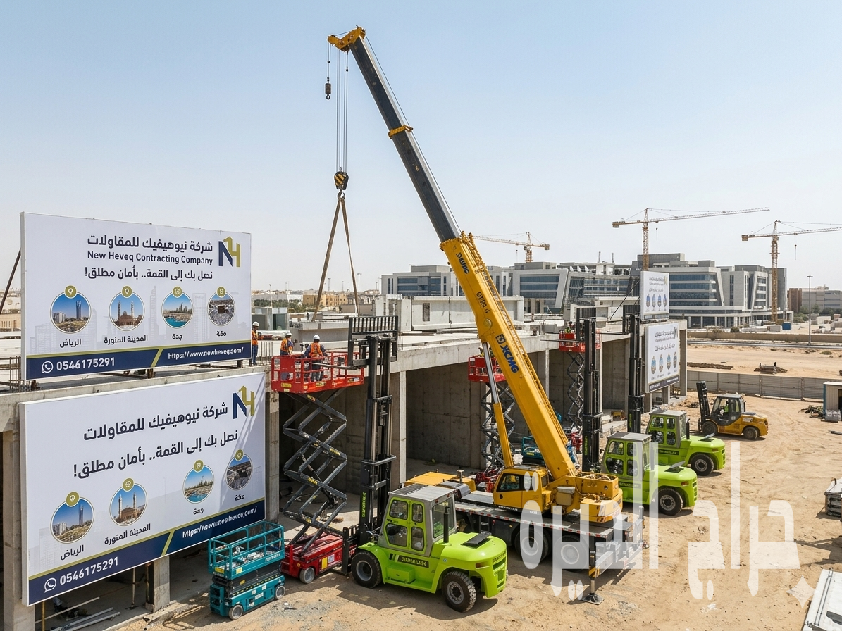 شركة نيوهيفيك للمقاولات وتأجير المعدات الثقيل