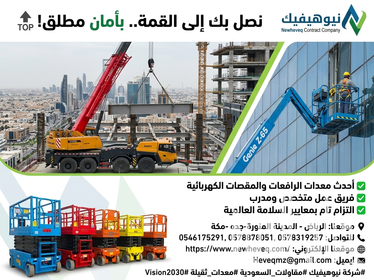 شركة نيوهيفيك للمقاولات وتأجير المعدات الثقيل