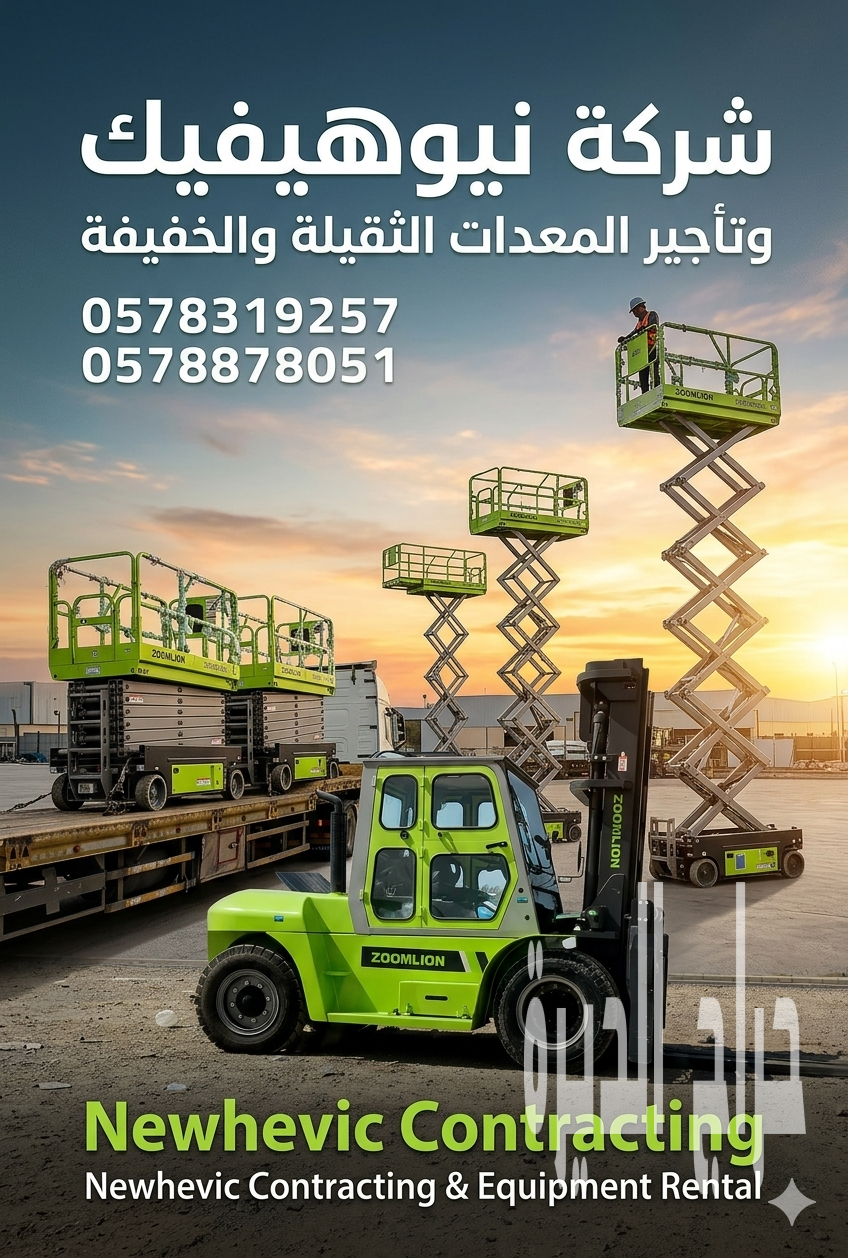 شركة نيوهيفيك للمقاولات وتأجير المعدات الثقيل