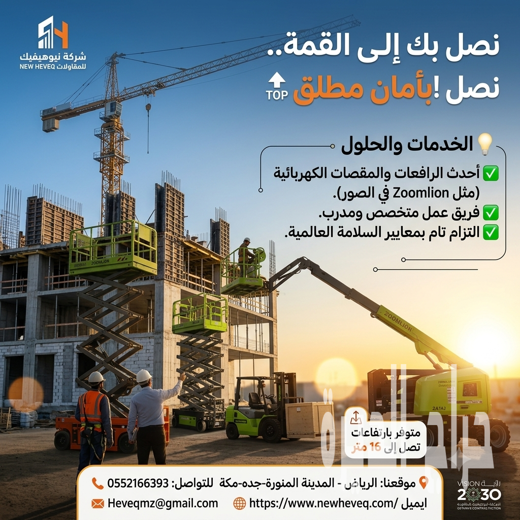 شركة نيوهيفيك للمقاولات وتأجير المعدات الثقيل